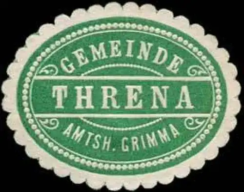 Gemeinde Threna - Amtshauptmannschaft Grimma