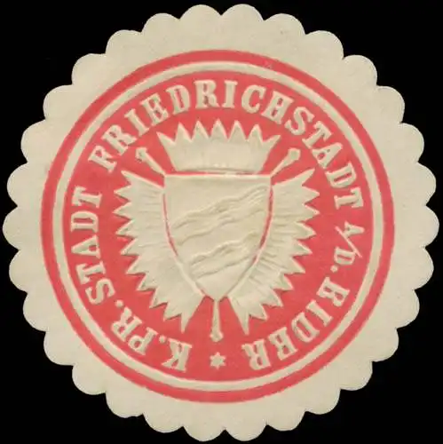 K.Pr. Stadt Friedrichstadt a.d. Eider