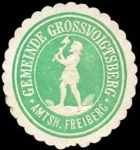 Gemeinde Grossvoigtsberg - Amtshauptmannschaft Freiberg