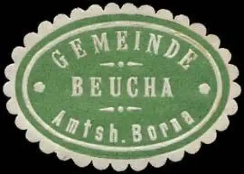 Gemeinde Beucha - Amtshauptmannschaft Borna