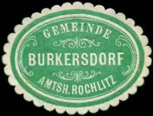 Gemeinde Burkersdorf - Amtshauptmannschaft Rochlitz