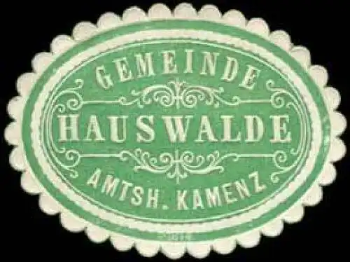 Gemeinde Hauswalde - Amtshauptmannschaft Kamenz