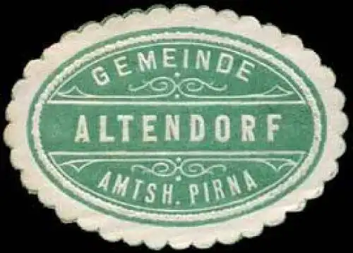 Gemeinde Altendorf - Amtshauptmannschaft Pirna