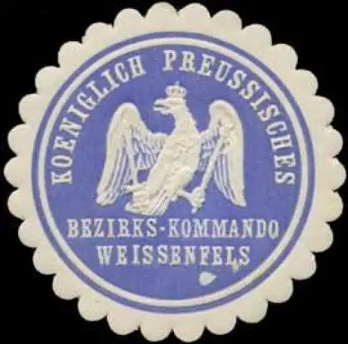 K.Pr. Bezirks-Kommando Weissenfels