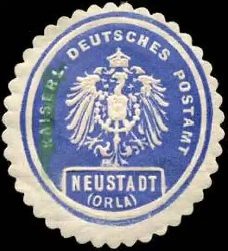 Kaiserlich Deutsches Postamt - Neustadt / Orla