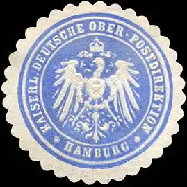 K. Deutsche Ober - Postdirektion - Hamburg