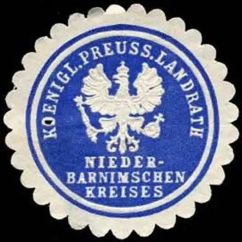 K. Pr. Landrath Niederbarnimschen Kreises