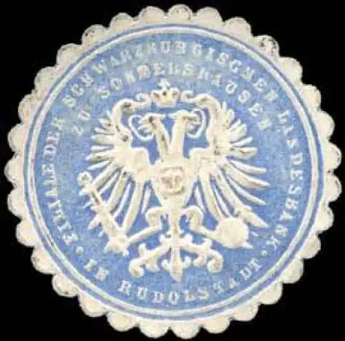 Filiale der Schwarzburgischen Landesbank zu Sondershausen - Rudolstadt