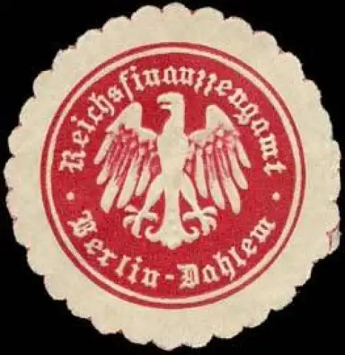 Reichsfinanzzeugamt - Berlin-Dahlem