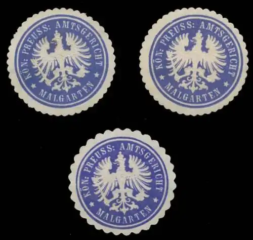 Malgarten Sammlung Siegelmarken