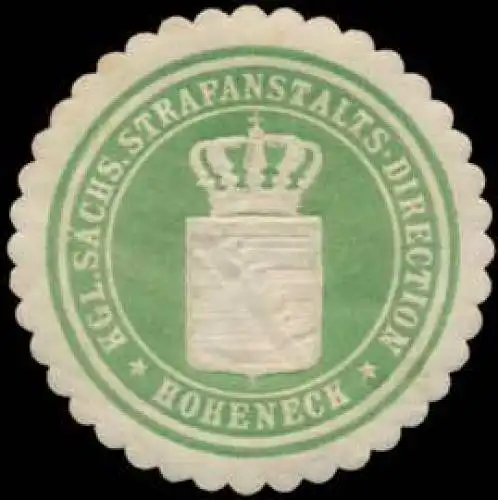 K.S. Strafanstalts-Direction Hoheneck