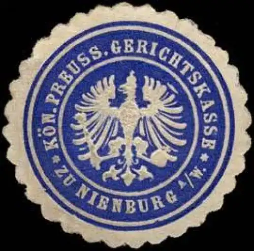 K. Pr. Gerichtskasse zu Nienburg an der Weser