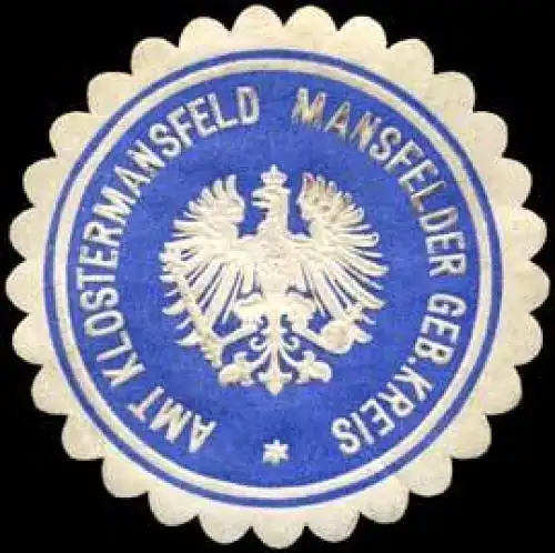 Amt Klostermansfeld - Mansfelder Geb. Kreis