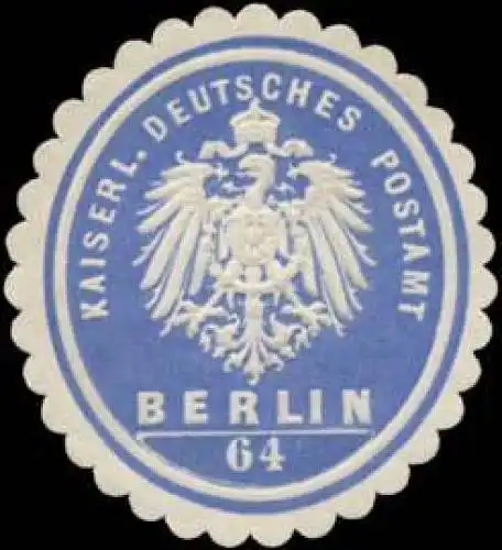 K. Deutsches Postamt Berlin 64