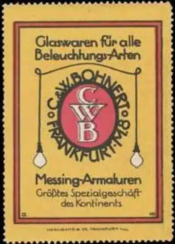 Glaswaren & Messing-Armaturen