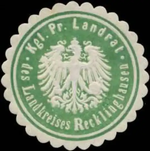 K. Pr. Landrat des Landkreises Recklinghausen