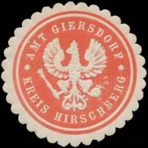 Amt Giersdorf Kreis Hirschberg