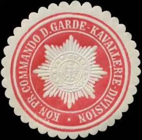 K.Pr. Commando der Garde-Kavallerie-Division