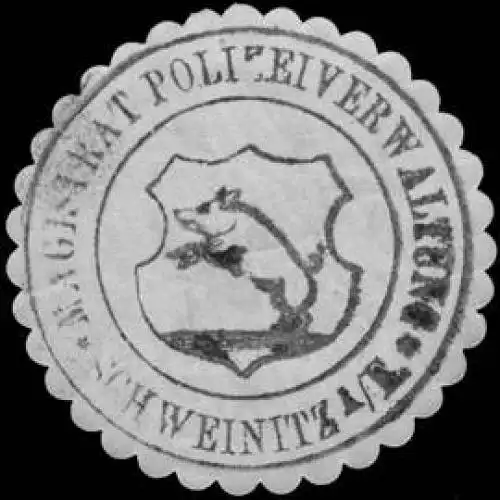 Magistrat Polizeiverwaltung - Schweinitz a./E