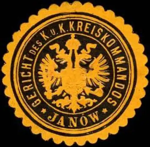 Gericht des K.u.K. Kreiskommandos - Janow