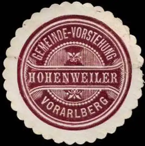 Gemeinde-Vorstehung Hohenweiler - Vorarlberg