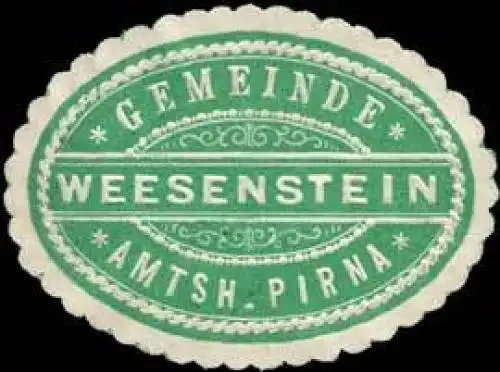 Gemeinde Weesenstein - Amtsh. Pirna