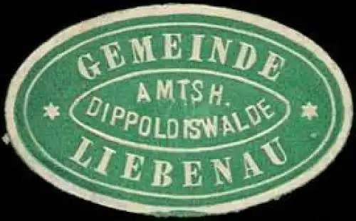 Gemeinde Liebenau - Amtsh. Dippoldiswalde