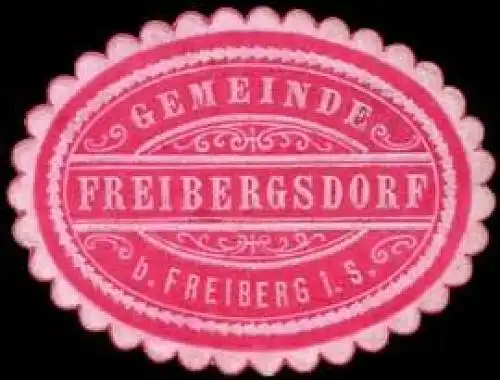 Gemeinde Freibergsdorf bei Freiberg in Sachsen