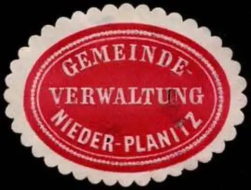 Gemeinde-Verwaltung Nieder-Planitz