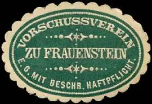 Vorschussverein zu Frauenstein