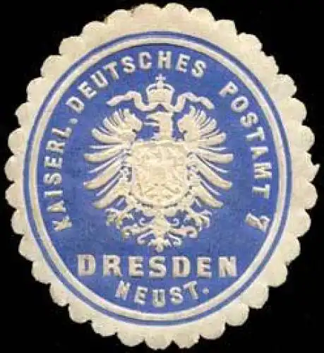 Kaiserlich Deutsches Postamt 7 - Dresden Neustadt