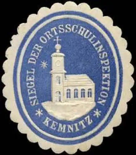 Siegel der Ortsschulinspektion - Kemnitz