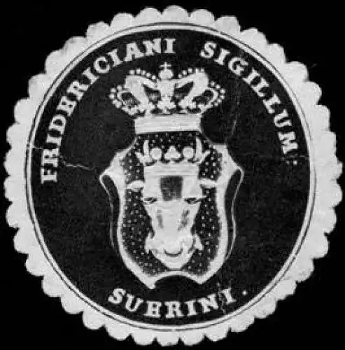 Fridericiane sigillum Suerini