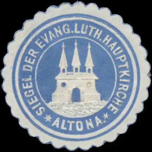 Siegel der evang. Luth. Hauptkirche Altona