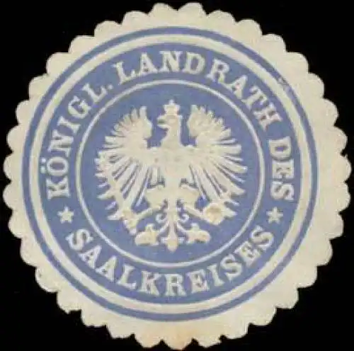 K. Landrath des Saalkreises