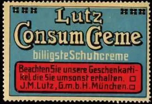 Lutz Konsum Creme