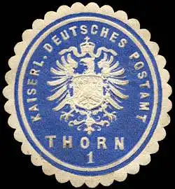 Kaiserlich Deutsches Postamt Thorn 1