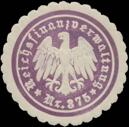 Reichsfinanzverwaltung Nr. 375