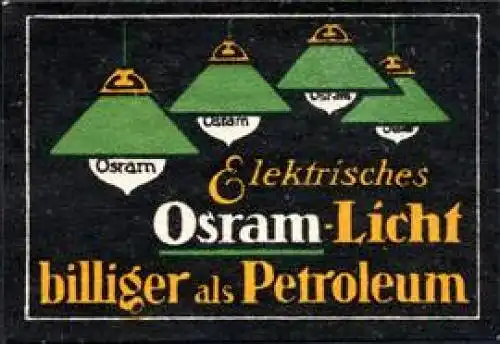 Elektrisches Osram - Licht