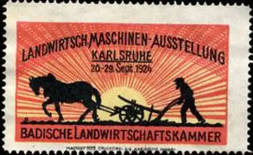 Landwirtschaftliche Maschinen - Ausstellung