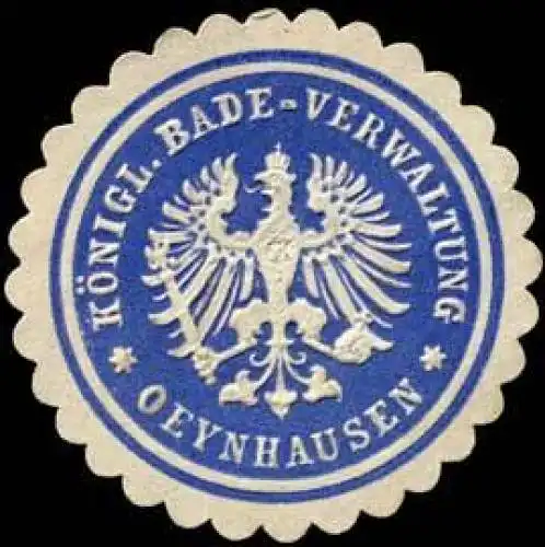 K. Bade-Verwaltung - Oeynhausen