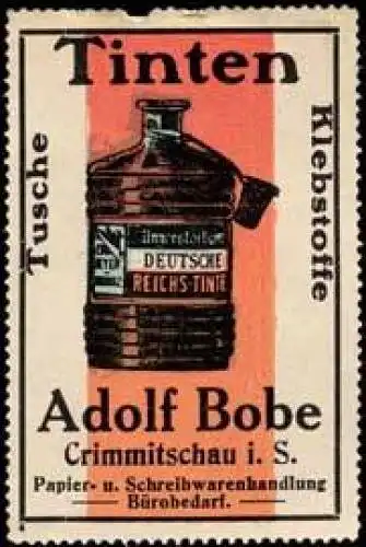Tusche-Tinten-Klebstoffe