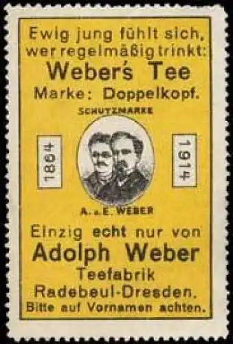 Webers Tee Marke: Doppelkopf