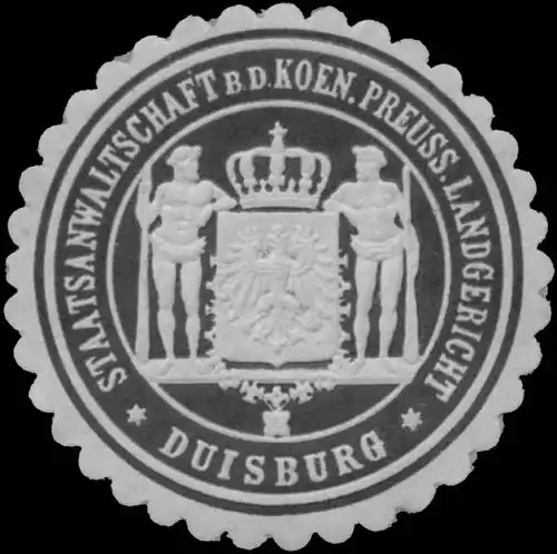 Staatsanwaltschaft b.d. K. Pr. Landgericht Duisburg