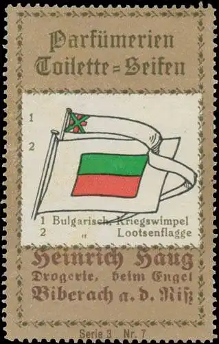 Bulgarische Lootsenflagge