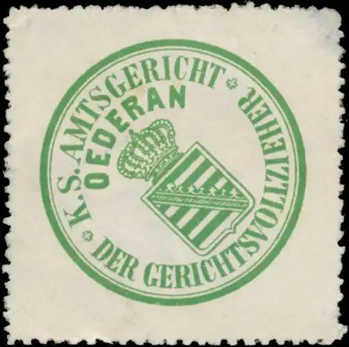 K.S. Amtsgericht Oederan - Der Gerichtsvollzieher