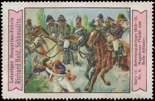Napoleon Flucht von Belle Alliance