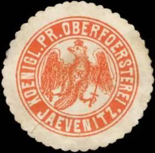 Koenigl. Pr. Oberfoersterei Jaevenitz