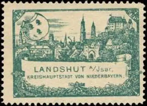 Landshut Kreishauptstadt von Niederbayern