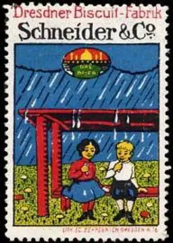 Kinder im Regen